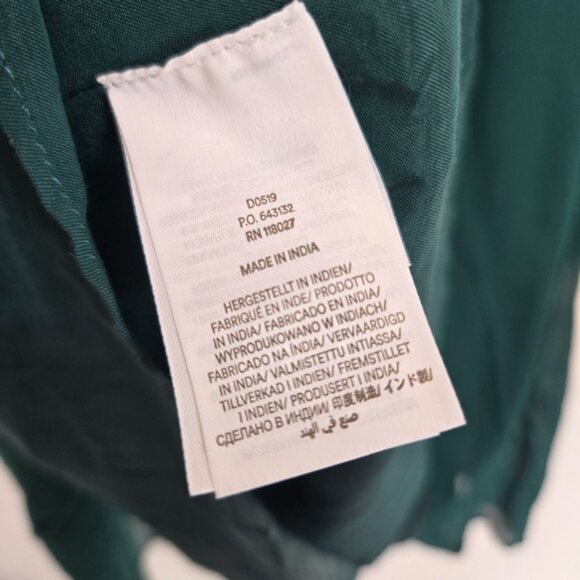 Boden Emerald Green Yoke Pleated Shift Dress - Picture 9 of 12